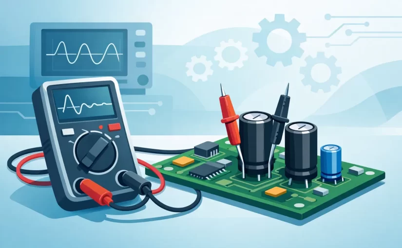 ESR Testing Electrolytic Capacitors on PCBs