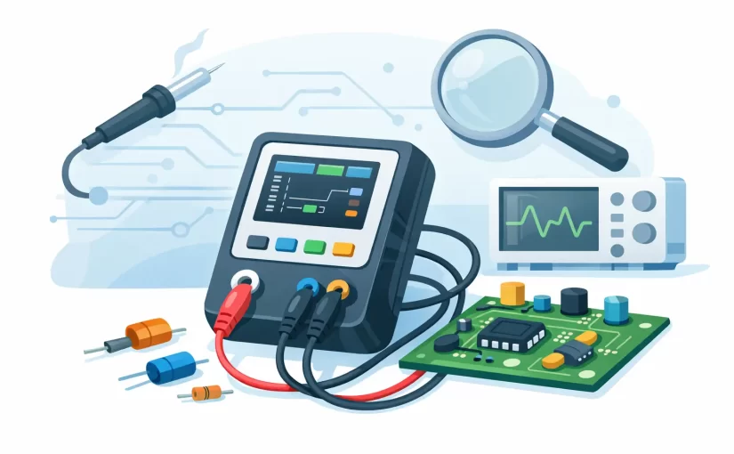 Portable Component Tester Review for PCB Work
