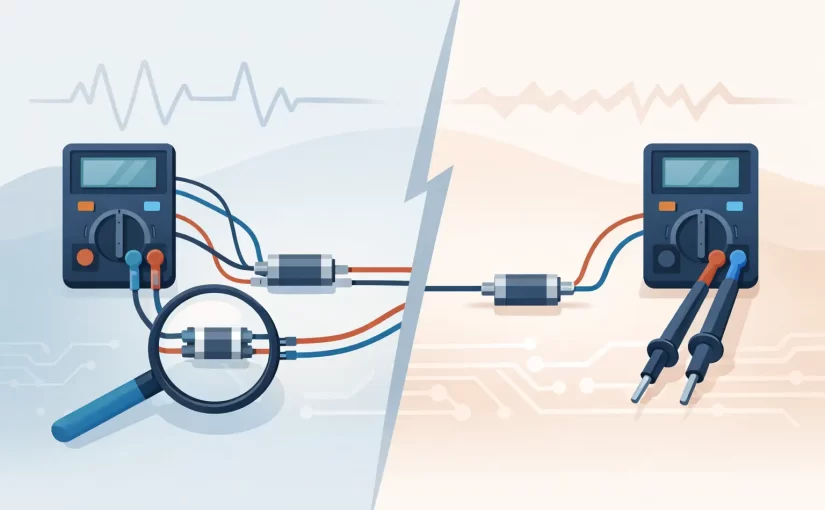 Four Wire Versus Two Wire Resistance Measurement