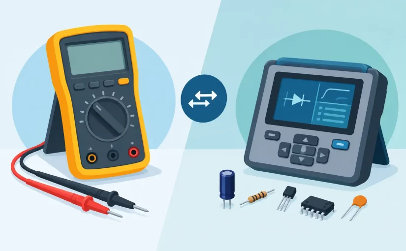 Multimeter Versus Component Analyzer Compared