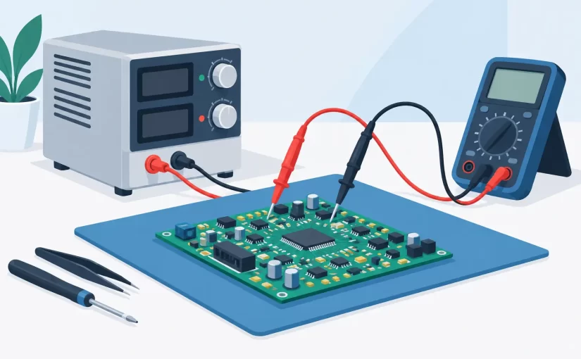 Power Supply Diagnosis for PCB Repair Work